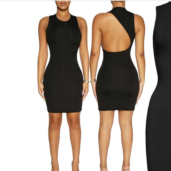 naked wardrobe Dresses & Skirts - Naked Wardrobe Cutout Back Sleeveless Mini Dress Size XL